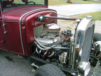 A work of nostalgia - Arnold Dunn of Laconia is bringing one of his first cars back to life