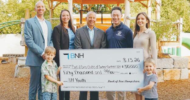 Bank of New Hampshire donates $50,000 to Boys & Girls Clubs of Central and Northern NH