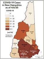 Total of 46 new COVID-19 cases, one in Belknap County