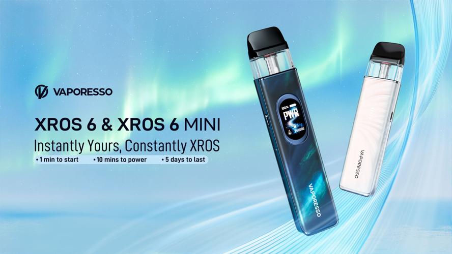 VAPORESSO Unveils XROS 6: Redefining MTL Efficiency with Industry-First 60-Second Smart Prime Technology