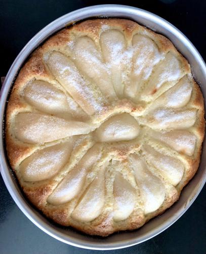 10-07 Pear cake sprinkle