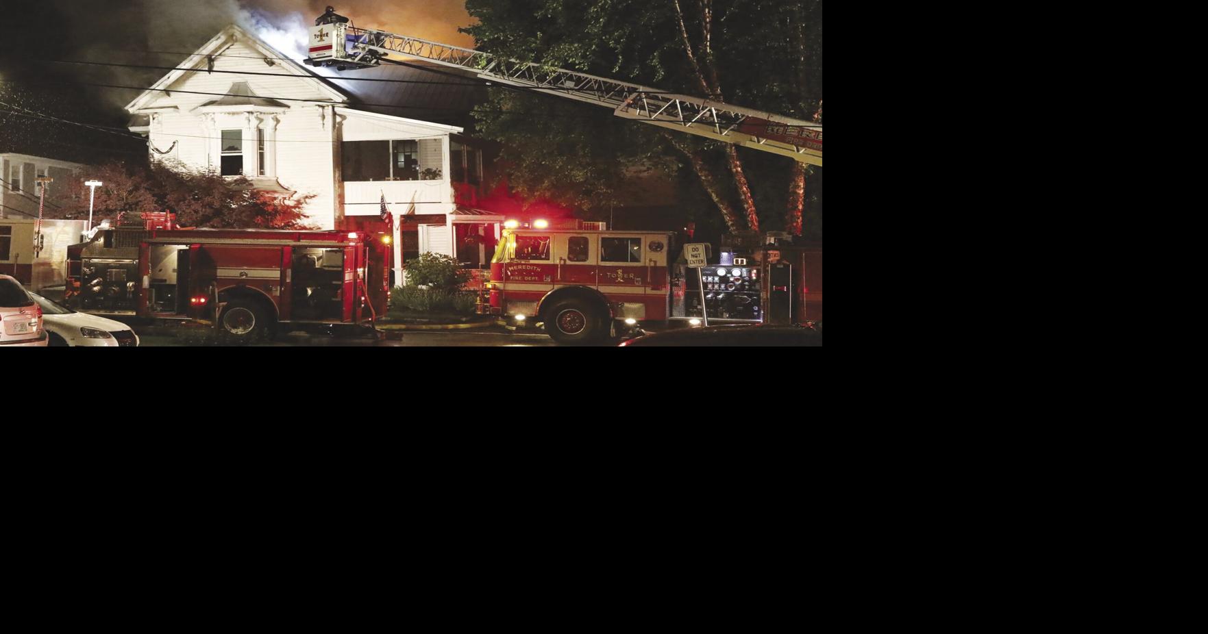No injuries when lightning strikes in Meredith four times Sunday night