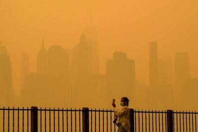 Wildfire smoke from Canadian fires has turned New York City's sky a hazy orange several times in recent years.