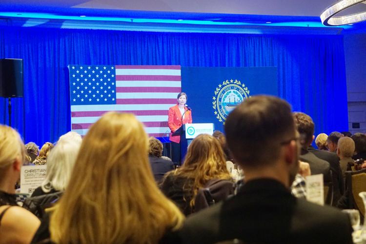 Rep. Maggie Goodlander speaks