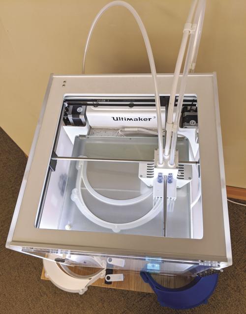 Gilford library prints PPE for LRGH