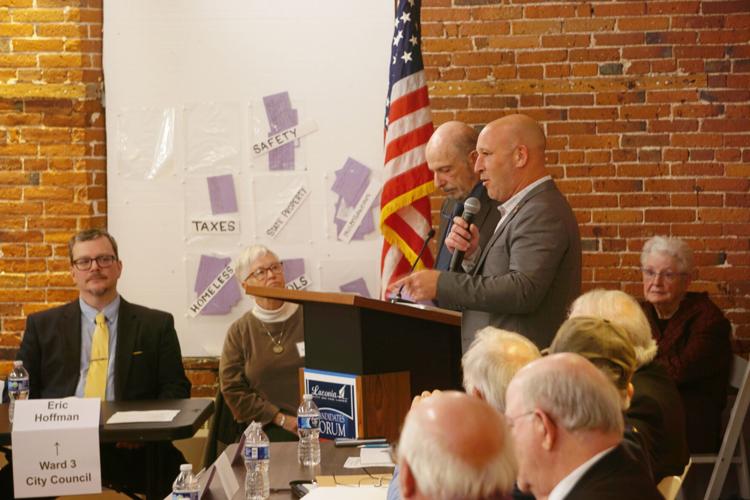 Bordes at the podium