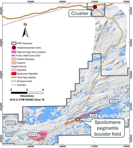 PMET Produces High Recovery (89%) and High Grade Spodumene Concentrate (6.1% Li2O) from Innovative CV5 Sample and DMS Pilot Program
