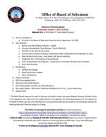 Belmont leaders to adopt priorities at Wednesday selectboard meeting