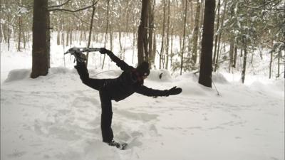 snowshoe yoga