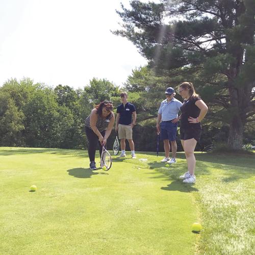 Hosmer at TennisGolf