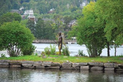 Lake Winnipesaukee once drained through Alton Bay into the Atlantic Ocean
