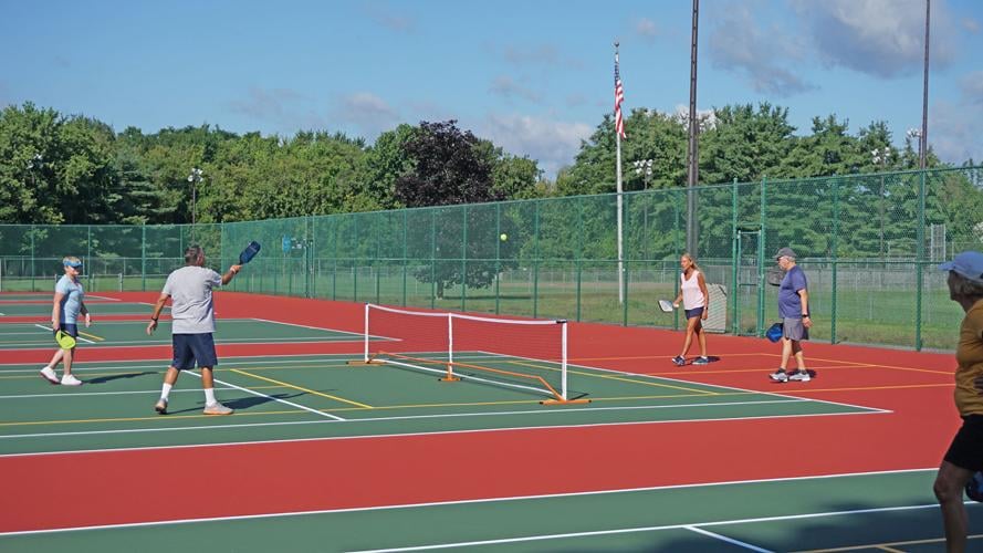 Pickleball players