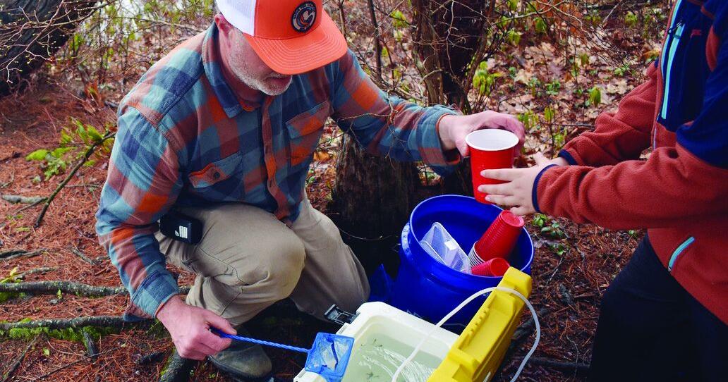Students release classroom-raised fish into the wild through conservation partnership program