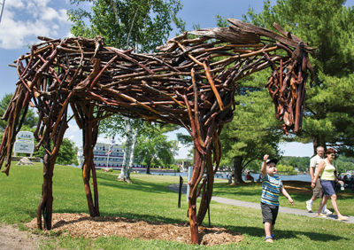 Sculpture Walk turns 3 - Meredith event brings art to outdoor spaces