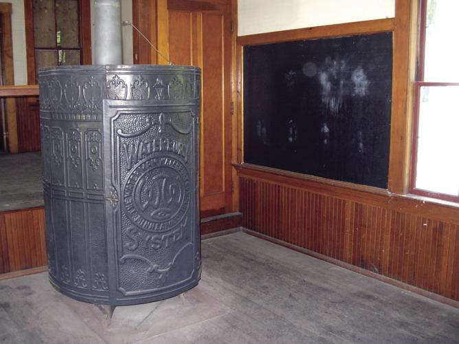 Center Harbor Town House woodstove