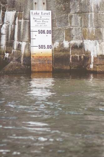 Lake drawdown