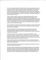 Tom Day Statement