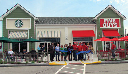 Five Guys and Starbucks hold grand openings