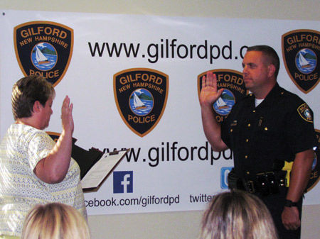Gilford hires one police officer, promotes two