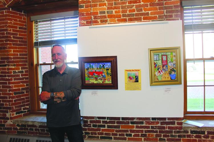 Frenchy in the gallery