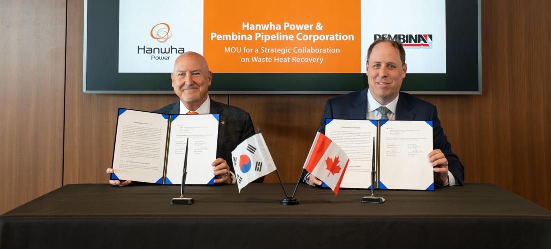 Hanwha Power Signs Strategic Memorandum of Understanding with Canadian Energy Company Pembina Pipeline for Lower-Carbon Power Generation Business