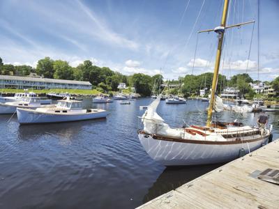 A view of Perkins Cove in Ogunquit, Maine.