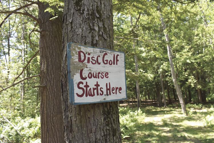 06-25 Disc Golf sign