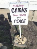 Cairns for Peace at Sanbornton Congregational Church