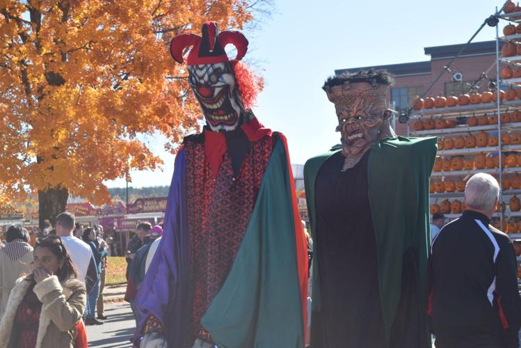 Characters on stilts