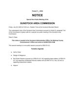 Gunstock Area Commission to hold non-public session Friday morning