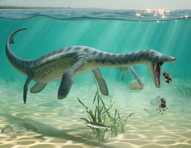 Queasy sea monsters swam to shore to vomit, reveals new research