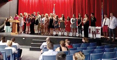 Laconia High School presents awards