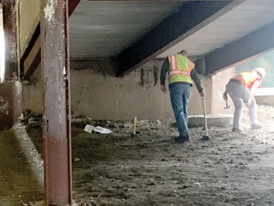 Inspectors eye parking garage