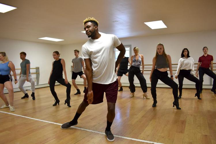 06-29 A Chorus Line rehearsal