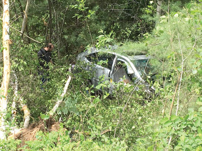 Route 106 crash in Belmont sends one to hospital (134)