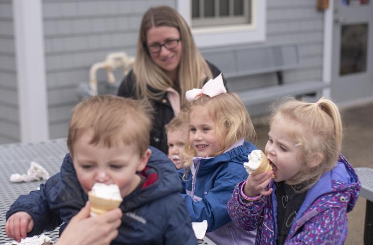 Ellises and Flammias enjoy cones