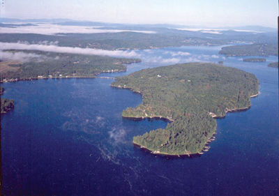 Governor's Island on Lake Winnipesaukee