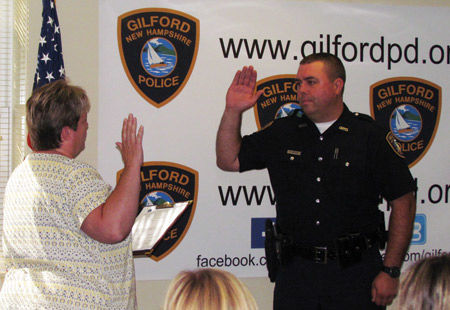 Gilford hires one police officer, promotes two