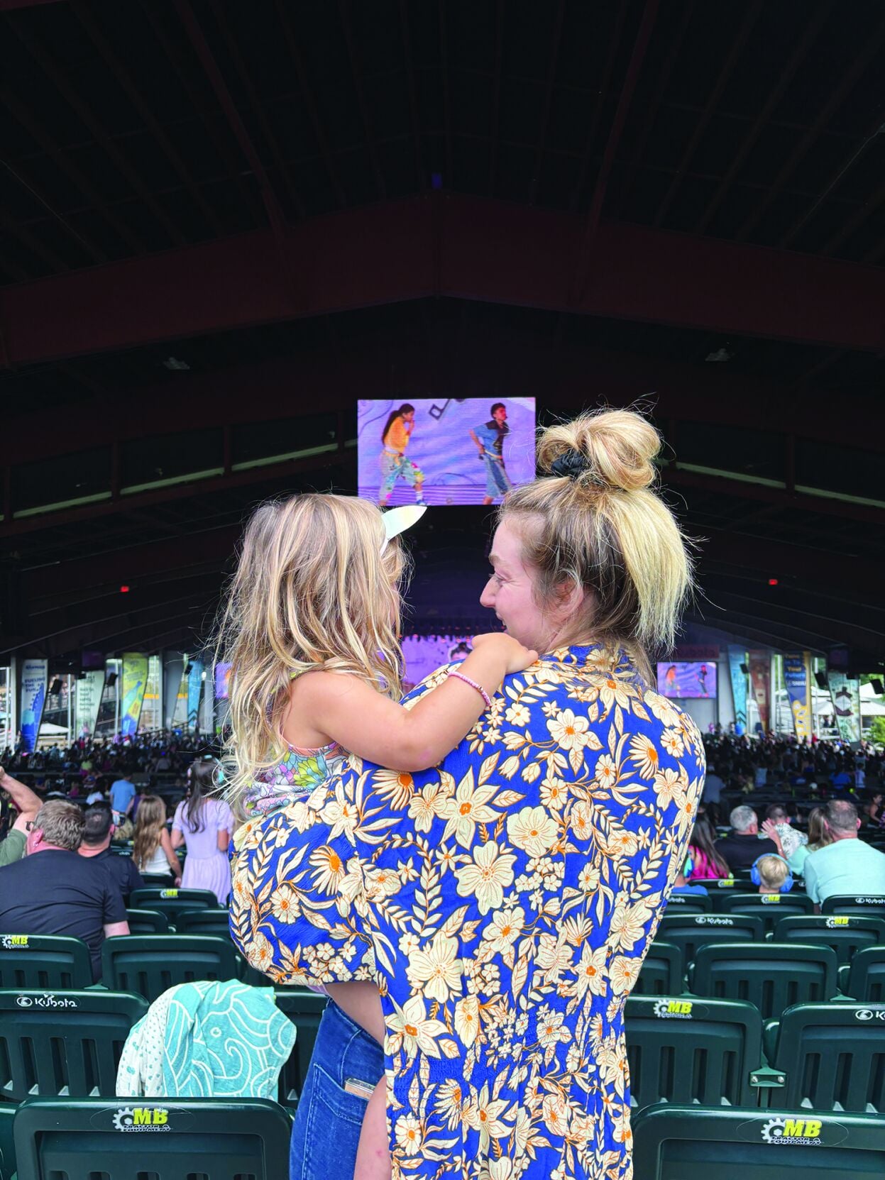 Mother daughter moment