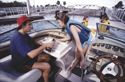 It’s best to save the alcohol for the party ashore