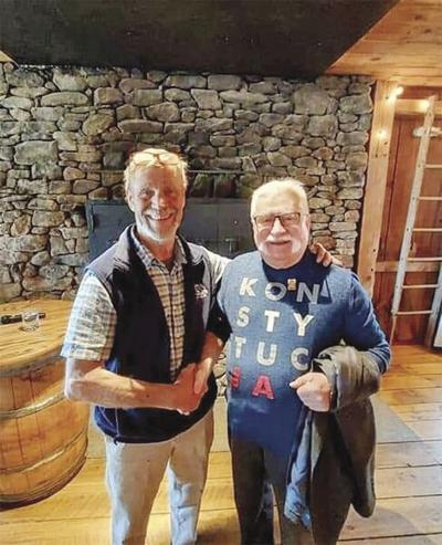 Alex Ray and Lech Walesa
