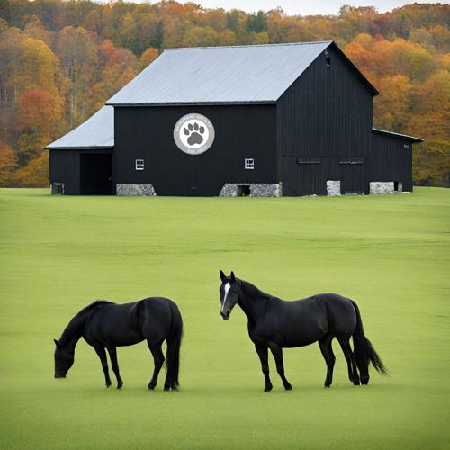 Horse barn