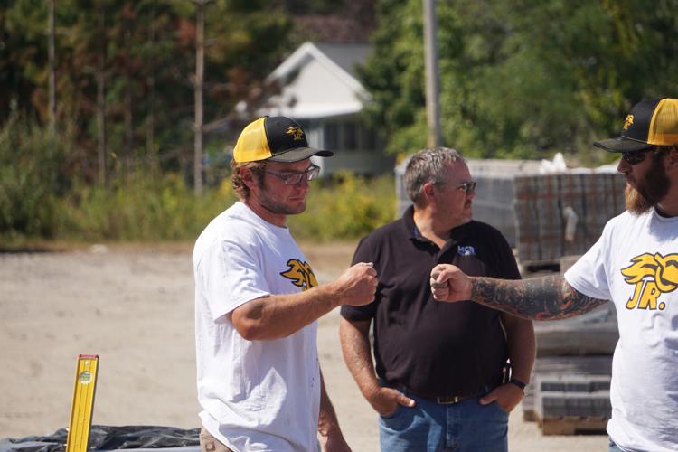 Holden Connell fist bump