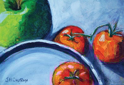 The Art Place — Helling Croteau's art is inspired by her garden