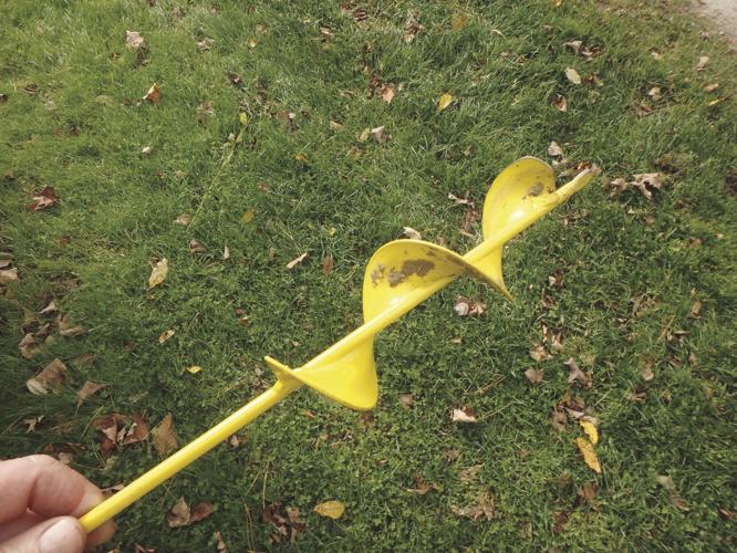 Augers are sold to plant bulbs