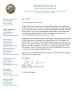 Belknap County Commission letter to NH AG