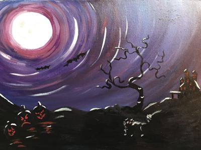 Halloween painting