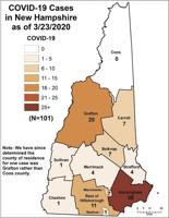 Three new cases in Belknap County