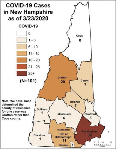 COVID-19 Map 3/23