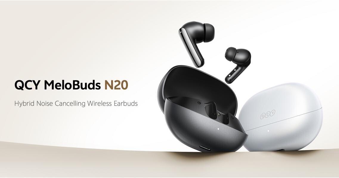 QCY Introduces the MeloBuds N20: Premium Hybrid NC Wireless Earbuds for an Elevated Everyday.